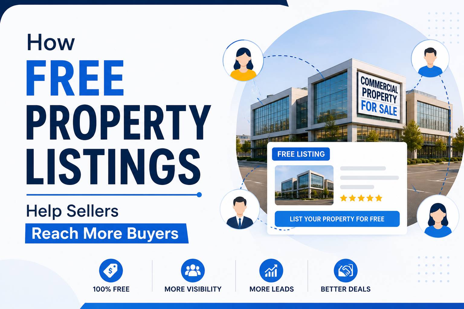 How Free Property Listings Help Sellers Reach More Buyers